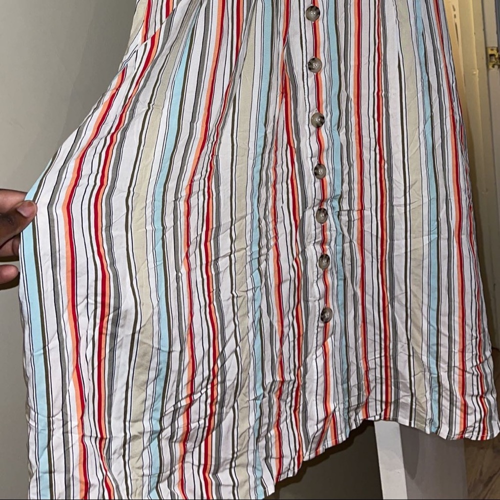 Tie front dress